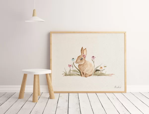 Some bunny to love Nursery Art