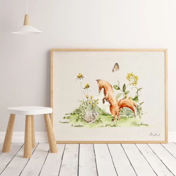 Summer means happy times Nursery Art