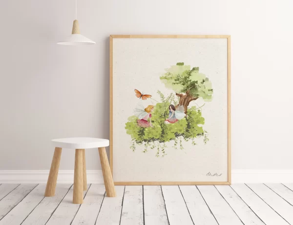 The beauty of nature lies in the details Fairy Garden Nursery Art