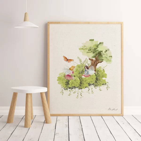 The beauty of nature lies in the details Fairy Garden Nursery Art