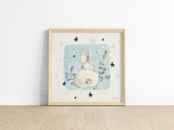 The ears are the best part Little Bunny Nursery Art