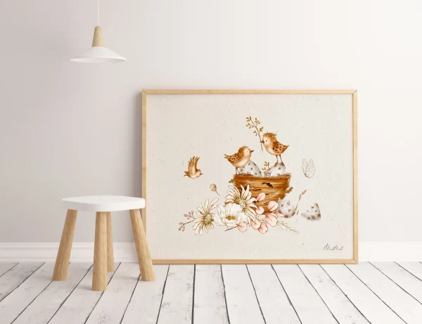 The promise of spring's arrival Nursery Art