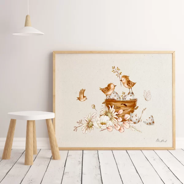 The promise of spring's arrival Nursery Art