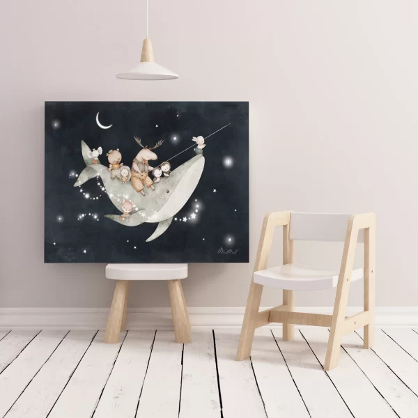 Canvas Print Tiny stars light the universe