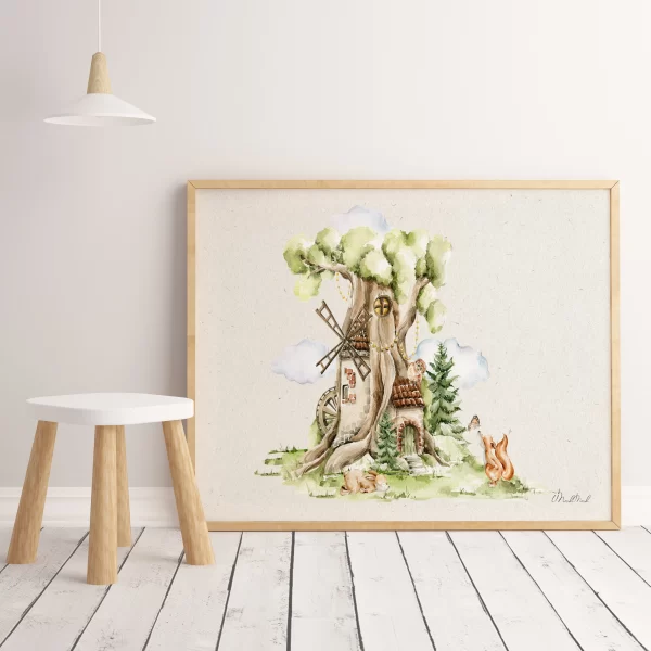 We need nature. We need adventure. Nursery wall art prints for kids