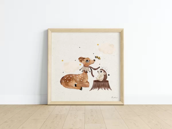 What’s the buzz? Nursery wall art prints for kids