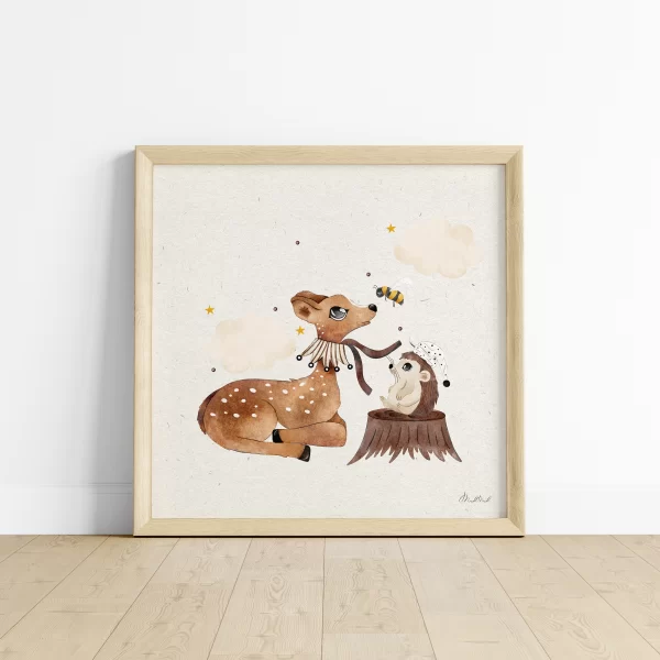 What’s the buzz? Nursery wall art prints for kids