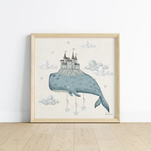 With a dream, there is hope Nursery wall art prints for kids